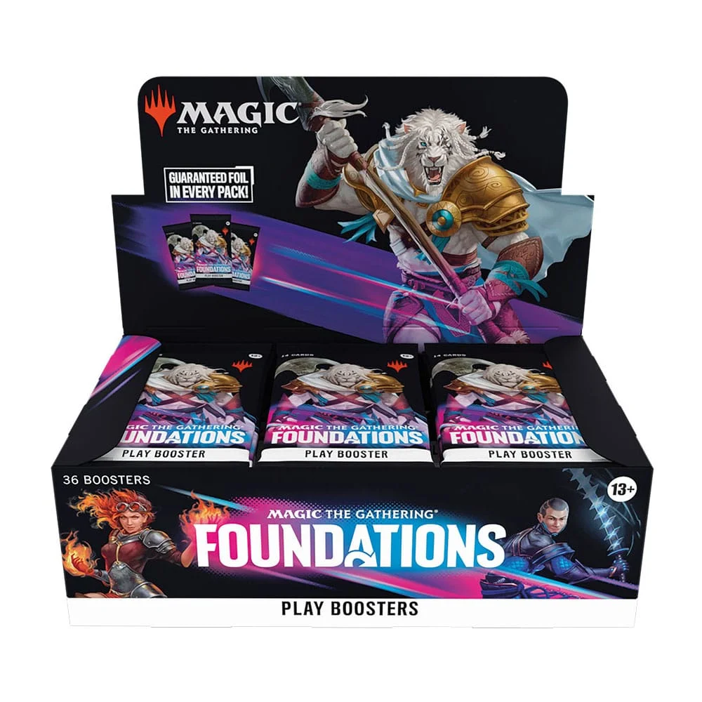 Magic the Gathering Foundations Play Booster English - 1 Booster Box (36 Boosters)